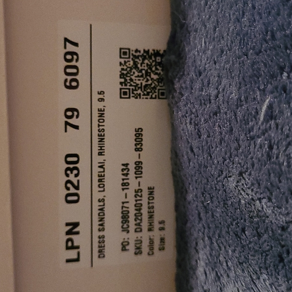 JUSTFAB 4"  Lorelei Silver Rhinestone High Heels - Picture 10 of 10